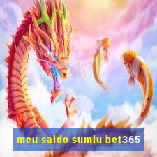 meu saldo sumiu bet365